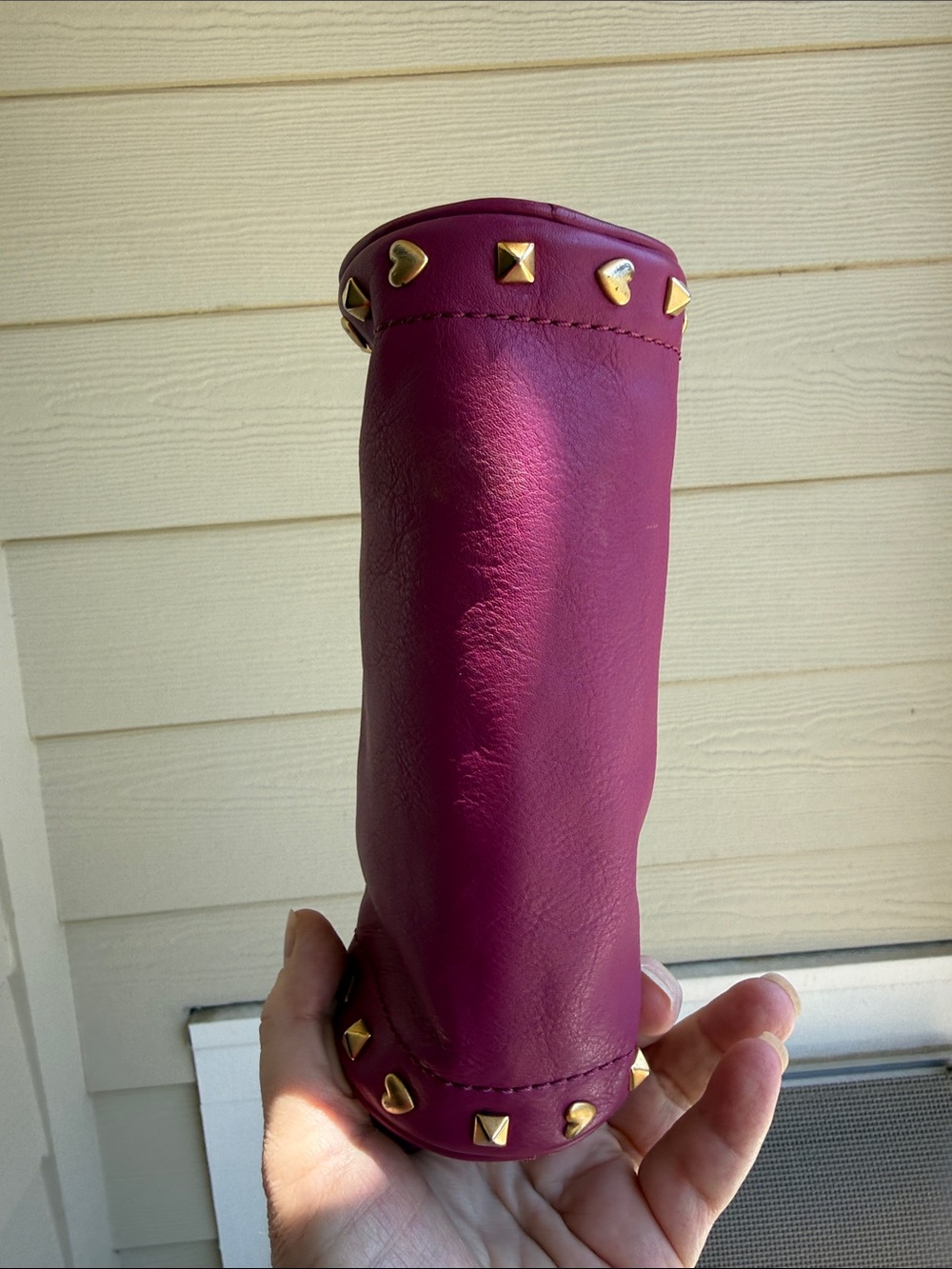 Juicy Couture Wristlet Bag in Deep Magenta - Picture 5 of 10